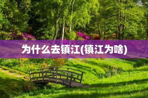 为什么去镇江(镇江为啥)