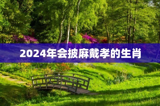 2024年会披麻戴孝的生肖