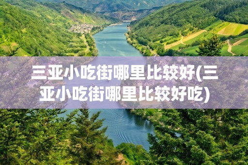 三亚小吃街哪里比较好(三亚小吃街哪里比较好吃)