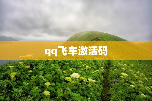 qq飞车激活码