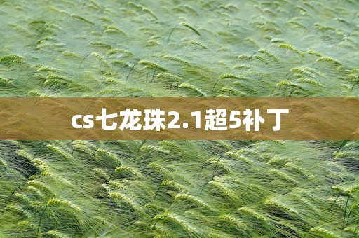 cs七龙珠2.1超5补丁