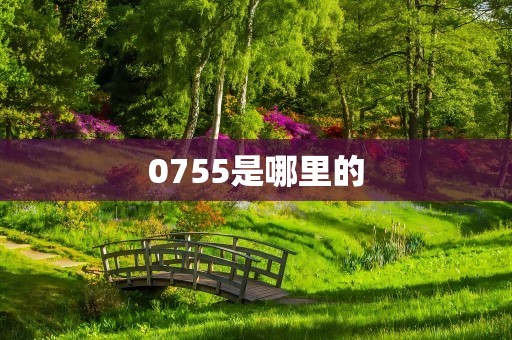 0755是哪里的