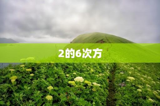 2的6次方
