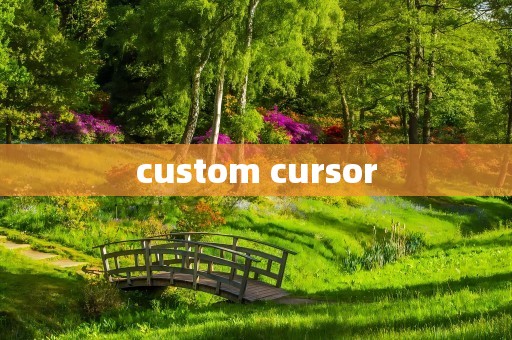 custom cursor