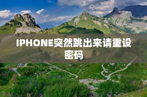 IPHONE突然跳出来请重设密码