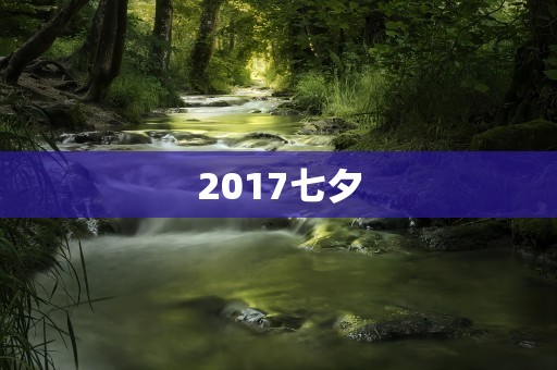 2017七夕