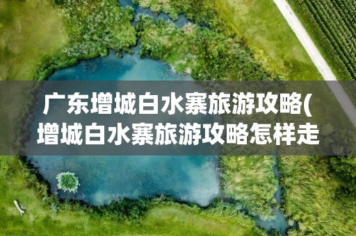 广东增城白水寨旅游攻略(增城白水寨旅游攻略怎样走)