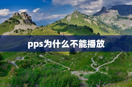 pps为什么不能播放