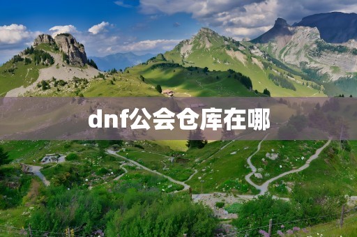 dnf公会仓库在哪