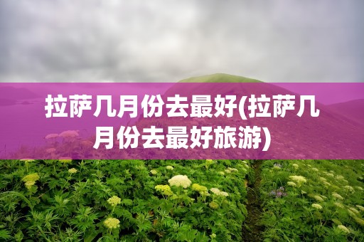 拉萨几月份去最好(拉萨几月份去最好旅游)