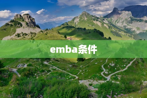 emba条件