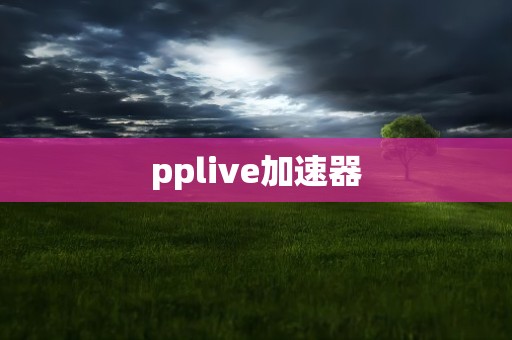 pplive加速器
