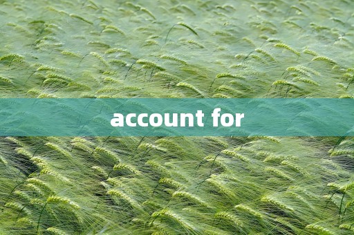 account for