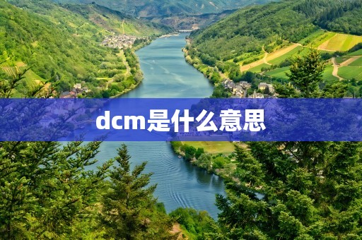 dcm是什么意思