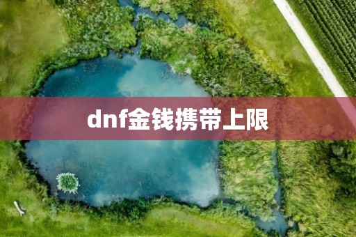 dnf金钱携带上限