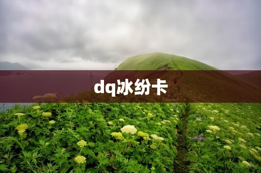 dq冰纷卡