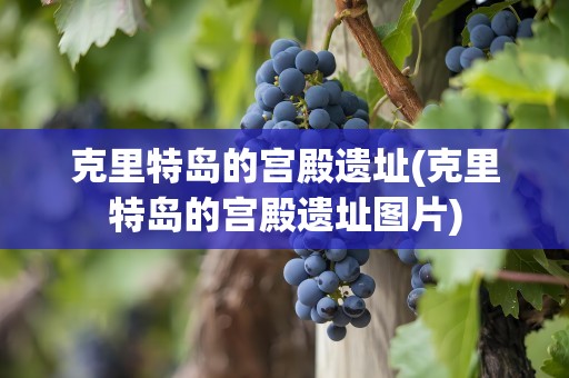 克里特岛的宫殿遗址(克里特岛的宫殿遗址图片)