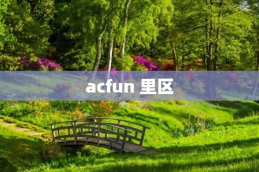 acfun 里区
