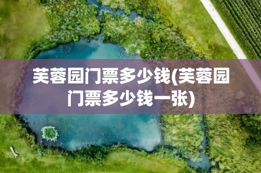 芙蓉园门票多少钱(芙蓉园门票多少钱一张)