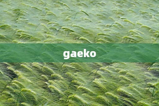 gaeko