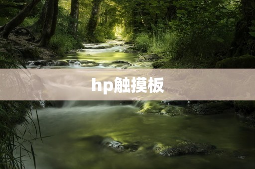 hp触摸板