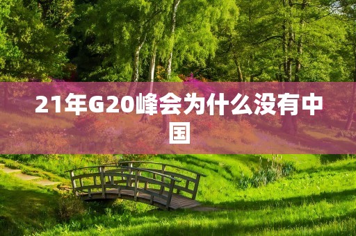 21年G20峰会为什么没有中国