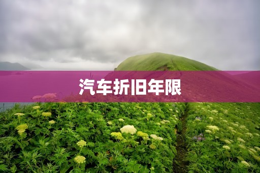 汽车折旧年限