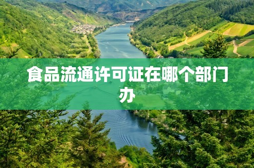 食品流通许可证在哪个部门办