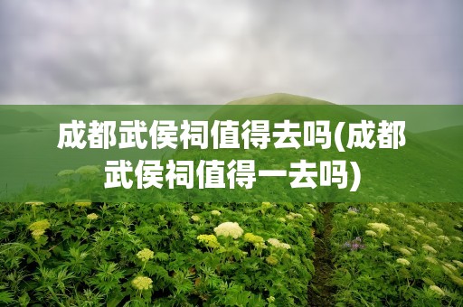 成都武侯祠值得去吗(成都武侯祠值得一去吗)