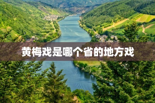 黄梅戏是哪个省的地方戏