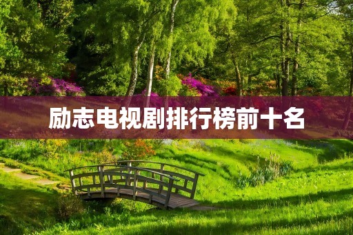 励志电视剧排行榜前十名