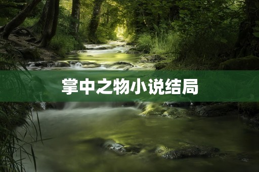 掌中之物小说结局