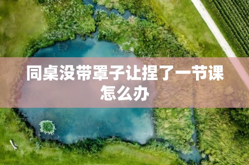同桌没带罩子让捏了一节课怎么办