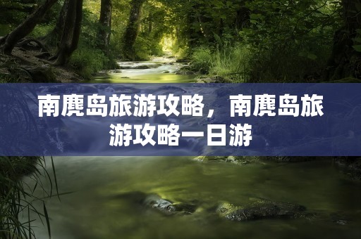 南麂岛旅游攻略，南麂岛旅游攻略一日游