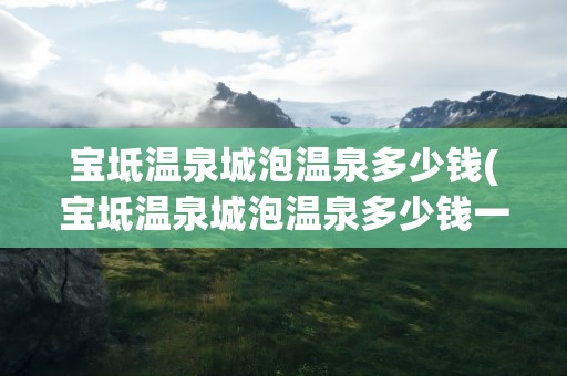宝坻温泉城泡温泉多少钱(宝坻温泉城泡温泉多少钱一位)