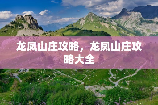龙凤山庄攻略，龙凤山庄攻略大全