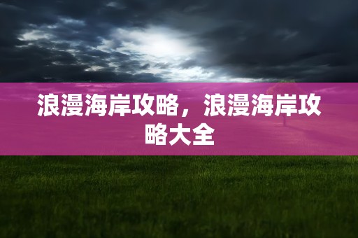 浪漫海岸攻略，浪漫海岸攻略大全