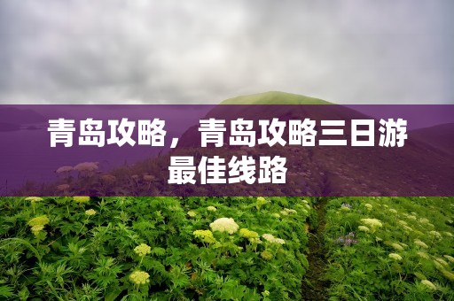 青岛攻略，青岛攻略三日游最佳线路