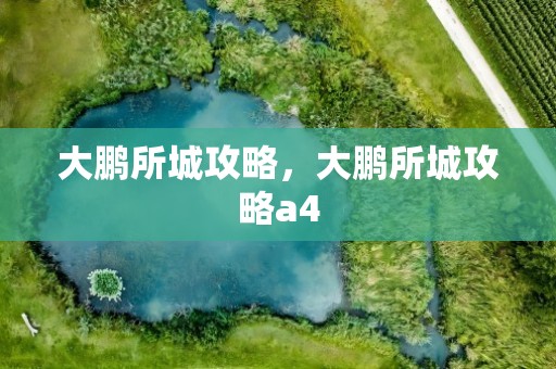 大鹏所城攻略，大鹏所城攻略a4