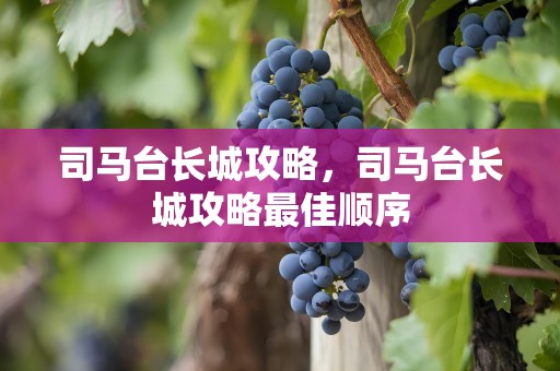 司马台长城攻略，司马台长城攻略最佳顺序