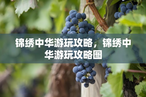 锦绣中华游玩攻略，锦绣中华游玩攻略图