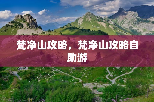 梵净山攻略，梵净山攻略自助游