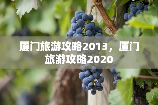 厦门旅游攻略2013，厦门旅游攻略2020
