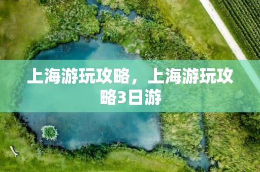 上海游玩攻略，上海游玩攻略3日游