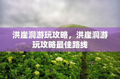 洪崖洞游玩攻略，洪崖洞游玩攻略最佳路线