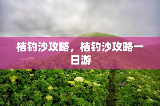 桔钓沙攻略，桔钓沙攻略一日游