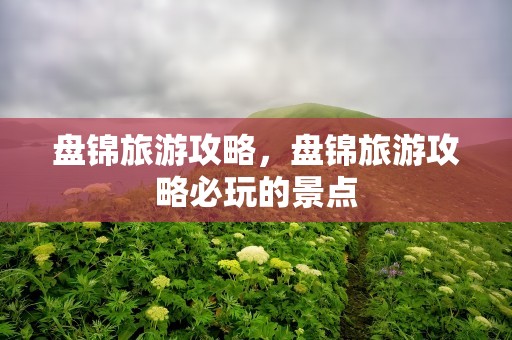 盘锦旅游攻略，盘锦旅游攻略必玩的景点