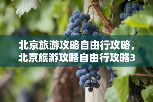 北京旅游攻略自由行攻略，北京旅游攻略自由行攻略3天