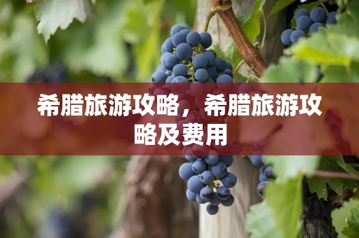 希腊旅游攻略，希腊旅游攻略及费用