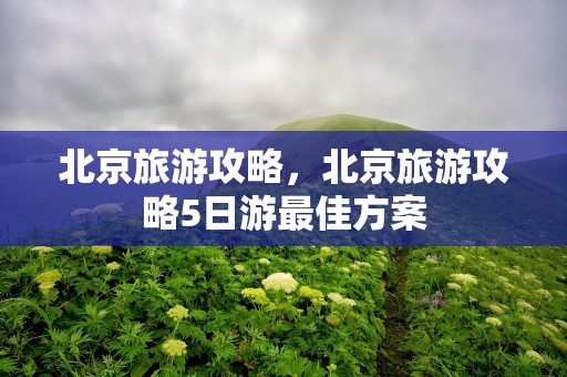 北京旅游攻略，北京旅游攻略5日游最佳方案